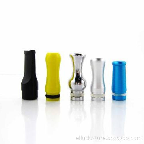 Colorful electronic cigarette ecigarette drip tip